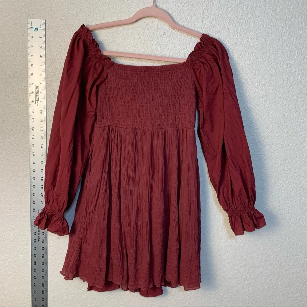 Chelsea & Violet Red Ribbed Ruffled Sundress - Picture 2 of 10